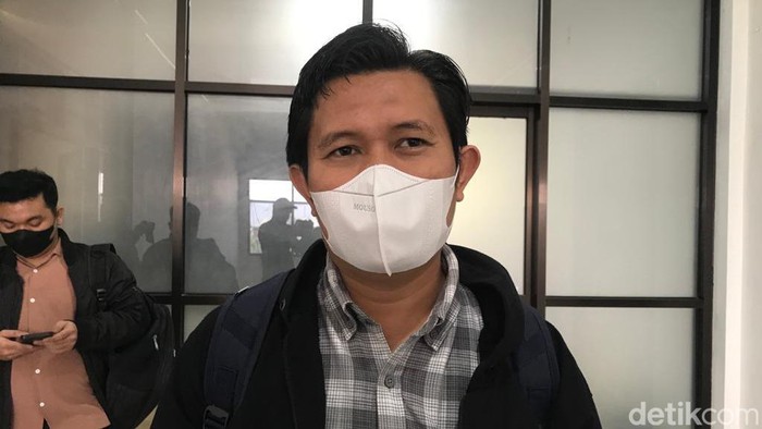 Asisten ORI DIY Rifki Tafiqurrahman di kantor Disdukcapil Kota Jogja, Rabu (12/7/2023).