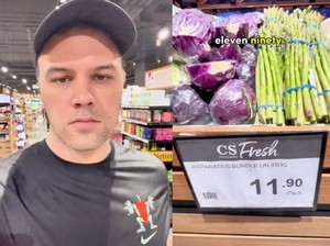 Bule New York Ini Kaget Lihat Mahalnya Harga Sayur dan Telur di Singapura