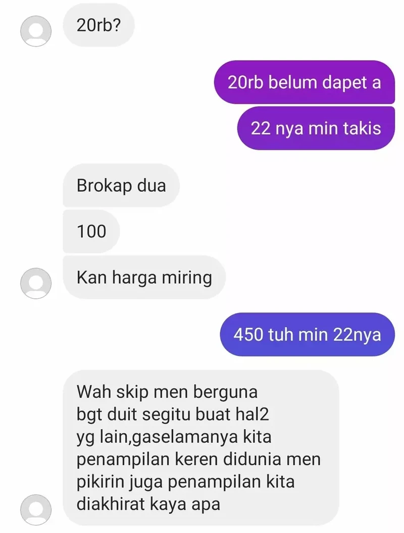 Nawar barang sih sah-sah saja, tapi nggak separah ini juga kali!