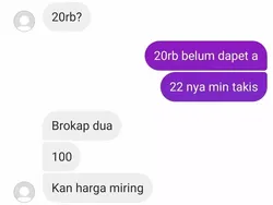 Chat Nawar Harga di Olshop yang Nyaris Bikin Baku Hantam
