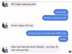 Chat Nawar Harga di Olshop yang Nyaris Bikin Baku Hantam