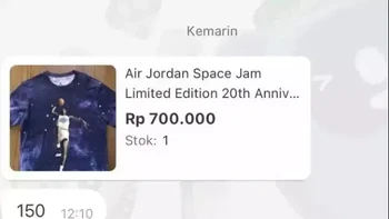 Dari Rp 700.000 jadi Rp 150.000, sadis banget. Foto: Twitter/@thepan_316  