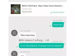 Chat Nawar Harga di Olshop yang Nyaris Bikin Baku Hantam