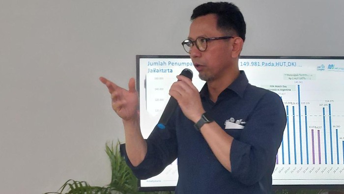 Direktur Operasional dan Pemeliharaan PT MRT Jakarta (Perseroda) Muhammad Effendi.