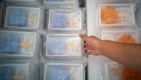 Es krim ini dijual dengan beragam rasa lho.  