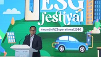 Pada event ini, Bank Mandiri meluncurkan Kartu Debit dan kartu e-Money daur ulang sebagai wujud komitmen perseroan mencapai target NZE Operations di 2030, serta menuju NZE emisi pembiayaan pada 2060.  