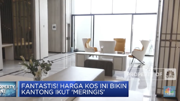Fasilitas kos-kosan mewah di Jakarta. (CNBC Indonesia TV)
