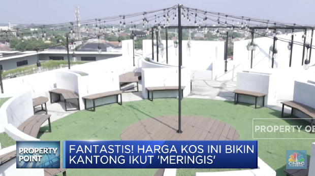 Fasilitas kos-kosan mewah di Jakarta. (CNBC Indonesia TV)