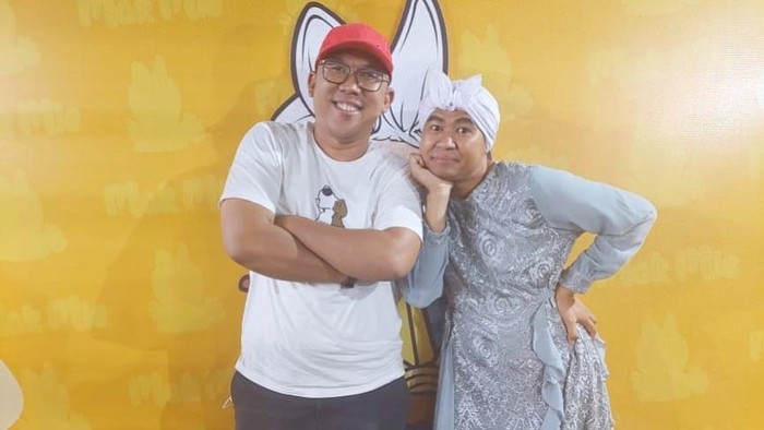 Jimmy Oloan saat bersama Arif Muhammad alias Mak Beti