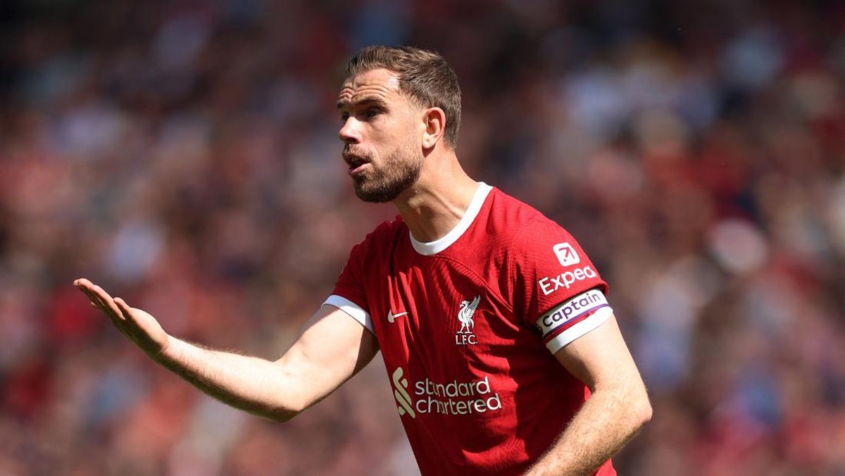 Jordan Henderson mulai mempertimbangkan untuk hengkang ke Arab Saudi (REUTERS/PHIL NOBLE)