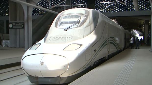 Kereta cepat Harmain Express. (REUTERS)