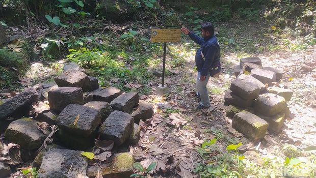 Lokasi awal Candi Lumbung yang berada di dekat Sungai Pabelan, Magelang, Rabu (12/7/2023).