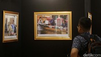 Pameran foto tersebut bertema Parlemen Moderen Untuk Indonesia.  