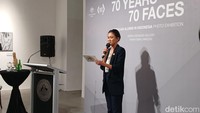 Acara ini dipandu Alumni Australia Awards yang fotonya juga ditampilkan, mantan presenter berita Marissa Anita. Foto: (Nograhany WK/detikcom)