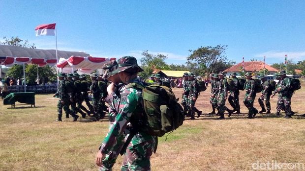 Pembukaan program TMMD ke-117 oleh Kodim 0615/Kuningan disambut baik masyarakat di Desa Sukaraja