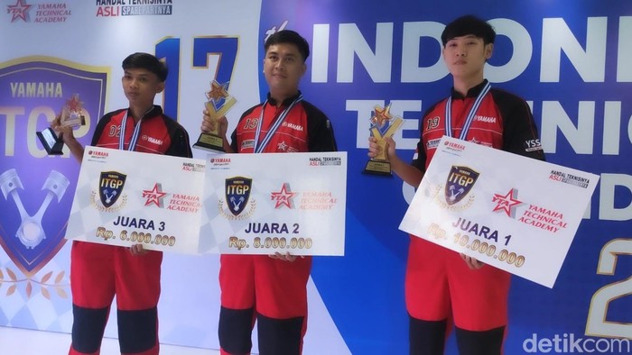 Pemenang Yamaha Indonesia Technician Grand Prix 2023.