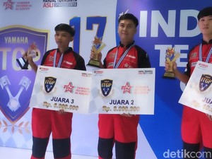 Jadi Mekanik Terbaik Yamaha, Pria Bangka Ini Diguyur Banyak Hadiah