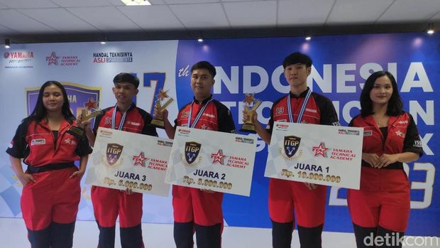 Pemenang Yamaha Indonesia Technician Grand Prix 2023.
