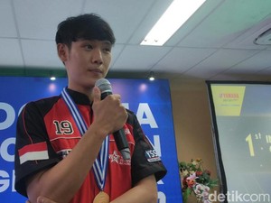 Selamat! Pemuda Asal Bangka Ini Jadi Mekanik Terbaik Yamaha di ITGP 2023