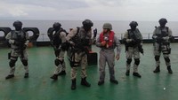 Akibat perbuatannya, mereka diduga telah melanggar UU Nomor 5 Tahun 1983 tentang ZEE Indonesia, UU Nomor 17 Tahun 2008 tentang Pelayaran, dan peraturan perundang-undangan di bidang pelayaran lainnya, serta UU 32 Tahun 2009 tentang Perlindungan dan Pengelolaan Lingkungan Hidup.  