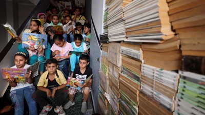 Pria di Mesir Ubah Rumahnya Jadi Perpustakaan Terbuka