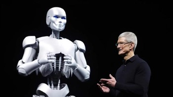 Kalau Siri dirasa kurang, ada Apple Robot yang bisa membnatu kamu harganya USD 69 ribu. Foto: Reddit/AdStraAtreyu