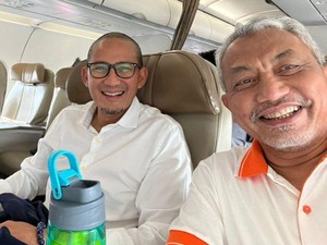 Tak Sengaja Bertemu Ahmad Syaikhu, Sandiaga Minta Maaf Belum Silaturahmi