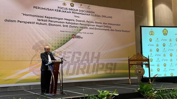 Satgassus Pencegahan Korupsi Polri gelar FGD bahas penanganan proporsional illegal drilling.