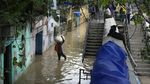 Sungai Yamuna Meluap, Dataran Rendah di New Delhi Kebanjiran