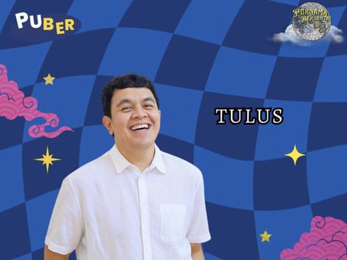 Tulus akan ikut meramaikan konser bertajuk Purnama Bersantai