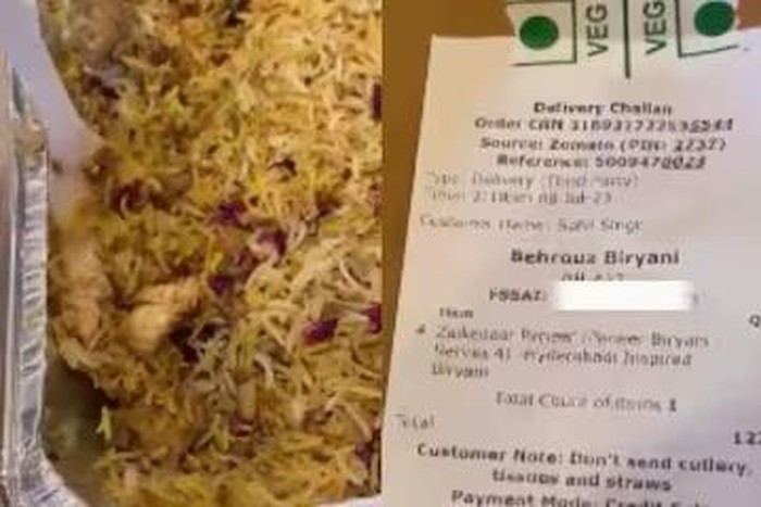 Viral Pesanan Nasi Biryani Keluarga Vegetarian Salah, Isinya Daging Ayam!