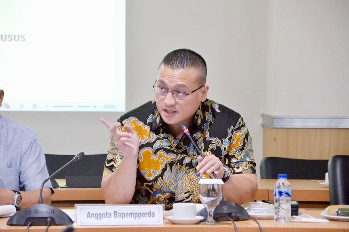 Anggota DPRD DKI Jakarta dari Fraksi PDI Perjuangan Hardiyanto Kenneth