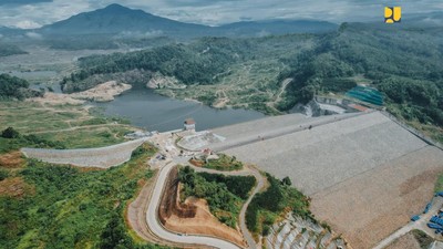 Megahnya Bendungan Cipanas yang Sebentar Lagi Diresmikan Jokowi