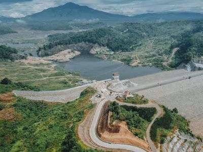 Megahnya Bendungan Cipanas yang Sebentar Lagi Diresmikan Jokowi