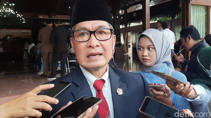 Bupati Kudus HM Hartopo ditemui di Pendapa Kabupaten Kudus, Kamis (13/7/2023).