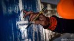 Cegah Vandalisme, Kolong Semanggi Dipercantik Mural