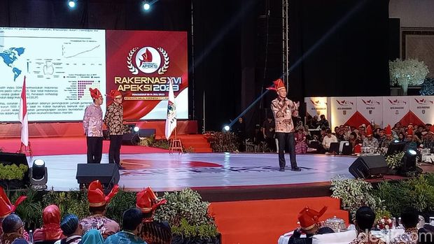 Bakal calon presiden (bacapres) PDI Perjuangan Ganjar Pranowo.