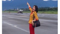 Sebagai seorang cabin crew, tentu Irma sudah terbang ke mana-mana, baik dalam negeri maupun luar negeri. (Foto: Instagram @irmapurbas)