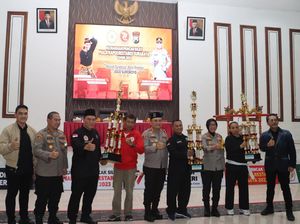 Kecamatan Semampir Juara Umum Silat Piala Kapolrestabes Surabaya 2023