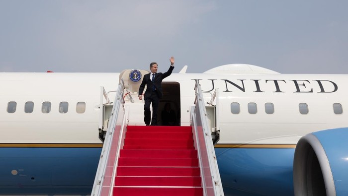 Menteri Luar Negeri Amerika Serikat (AS) Anthony Blinken telah tiba di Indonesia hari ini.