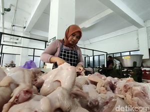 Harga Sembako Sumsel 29 Maret: Daging Ayam Mulai Naik