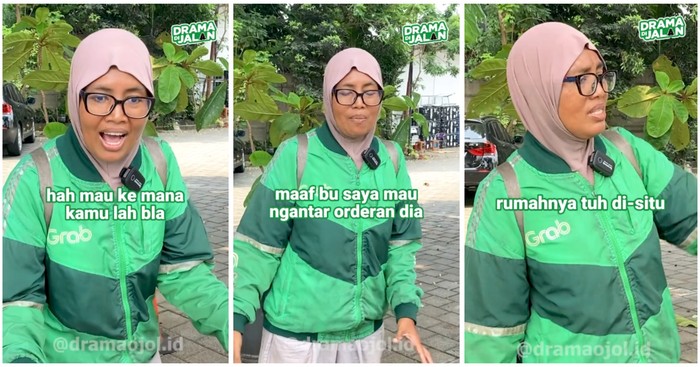 Duh! Driver Ojol Ini Diganggu ODGJ Saat Antar Makanan Pelanggan