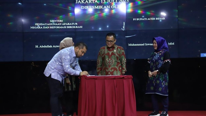 Peresmian MPP Aceh Besar di Jakarta. (Foto: Dok Pemkab Aceh Besar)