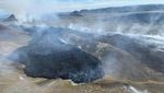 Potret Aliran Lava Panas Gunung Api di Islandia