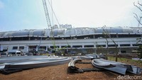 Stasiun ini memiliki luas area 41.447 meter persegi dan luas komersial 5.605,47 meter persegi.  