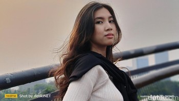 Menjajal mode portrait 2x. Foto: Adi Fida Rahman/detikINET