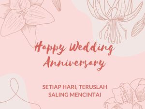 50 Ucapan Happy Anniversary Pernikahan yang Romantis sampai Lucu