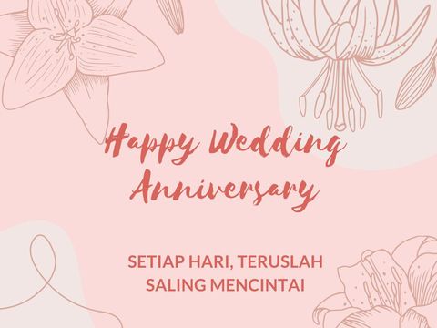 Ucapan Happy Wedding Anniversary