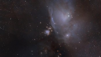 Potret ini menunjukkan kompleks Rho Ophiuchi, wilayah yang berisi sekitar 50 bintang muda. Semuanya memiliki massa mirip dengan matahari. (Dok. Twitter/SenBillNelson)