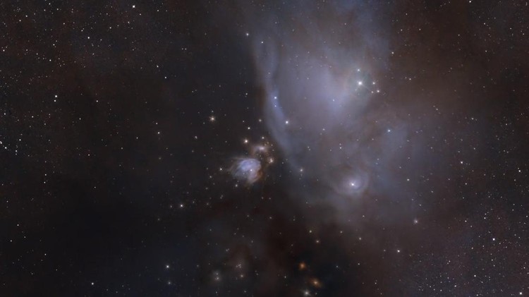 Penampakan kompleks Rho Ophiuchi, wilayah pembentuk bintang terdekat dengan bumi.